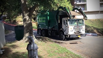 Waste Management 212544 | CNG Peterbilt 320/ McNeilus Atlantic Front Loader Garbage Truck