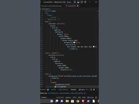 moon html css - YouTube