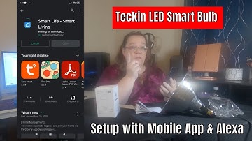 Teckin LED Smart Bulb Setup with Mobile App & Alexa