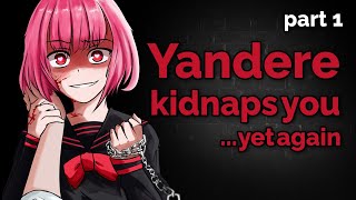 ASMR Roleplay - Yandere kidnaps you (F4M, heartbeats, confession)