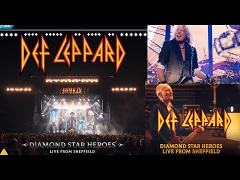 new DEF LEPPARD live DVD/CD set "Diamond Star Heroes Live From Sheffield" - details