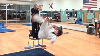GYSOS-P-044: Jumping, Flipping Spinning Side Fall