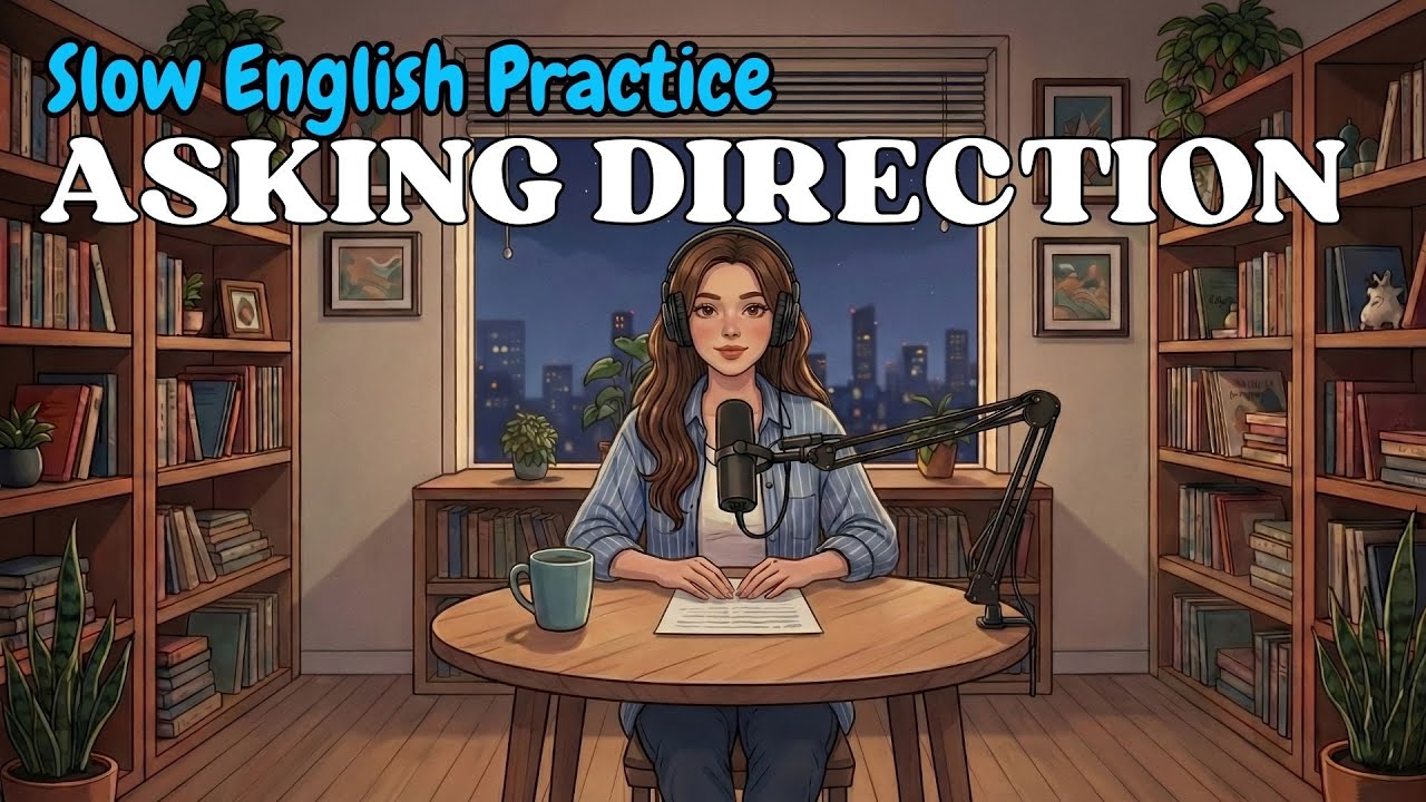 How to Ask Directions in English & Not Get Lost | Slow Listening Practice
