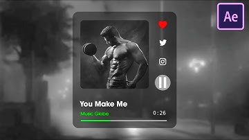 Sóng Nhạc avee Player ảnh vuông load time đẹp - Template After Effect Music Avee