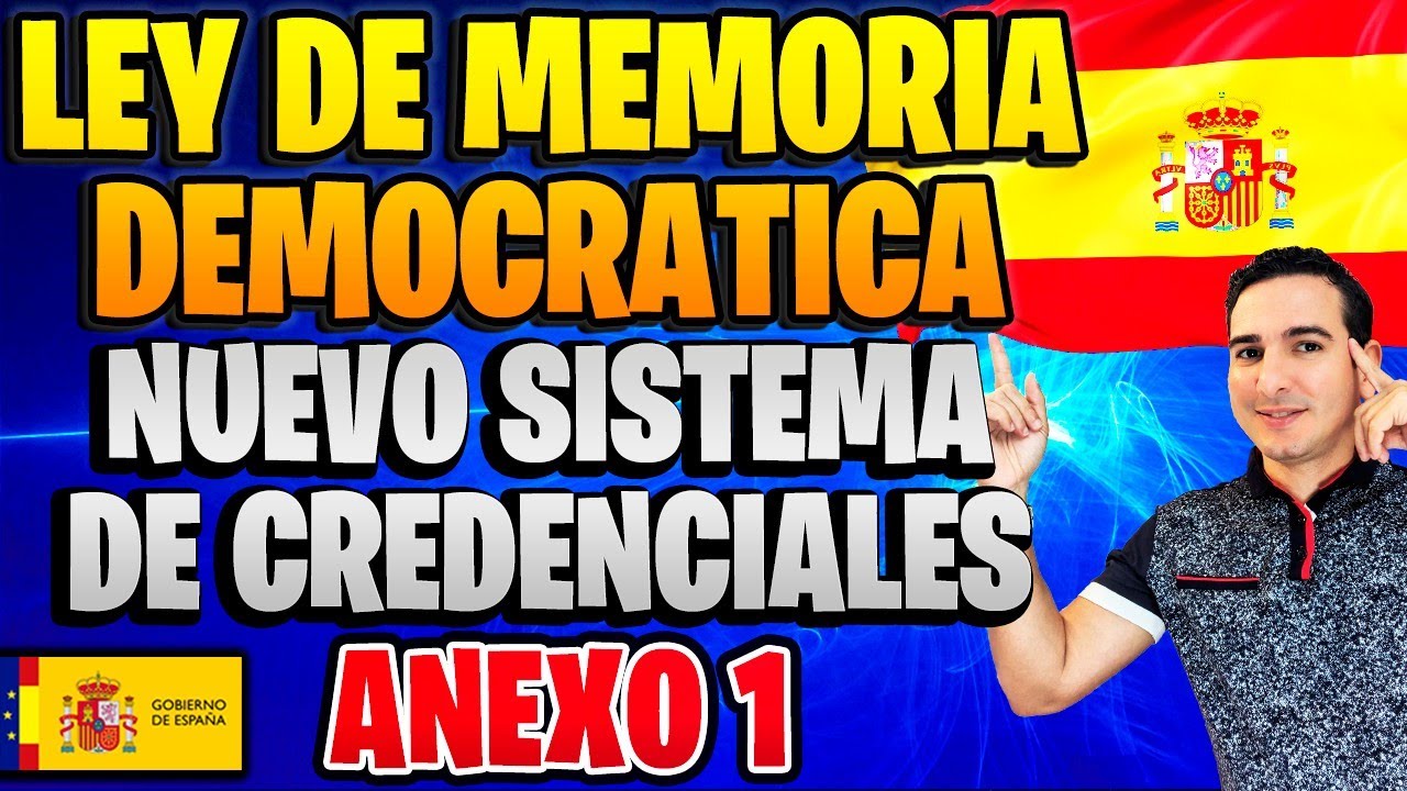 🚨 NUEVA PLATAFORMA de CREDENCIALES de Ley de Memoria Democrática en Consulado de la Habana (Anexo 1)