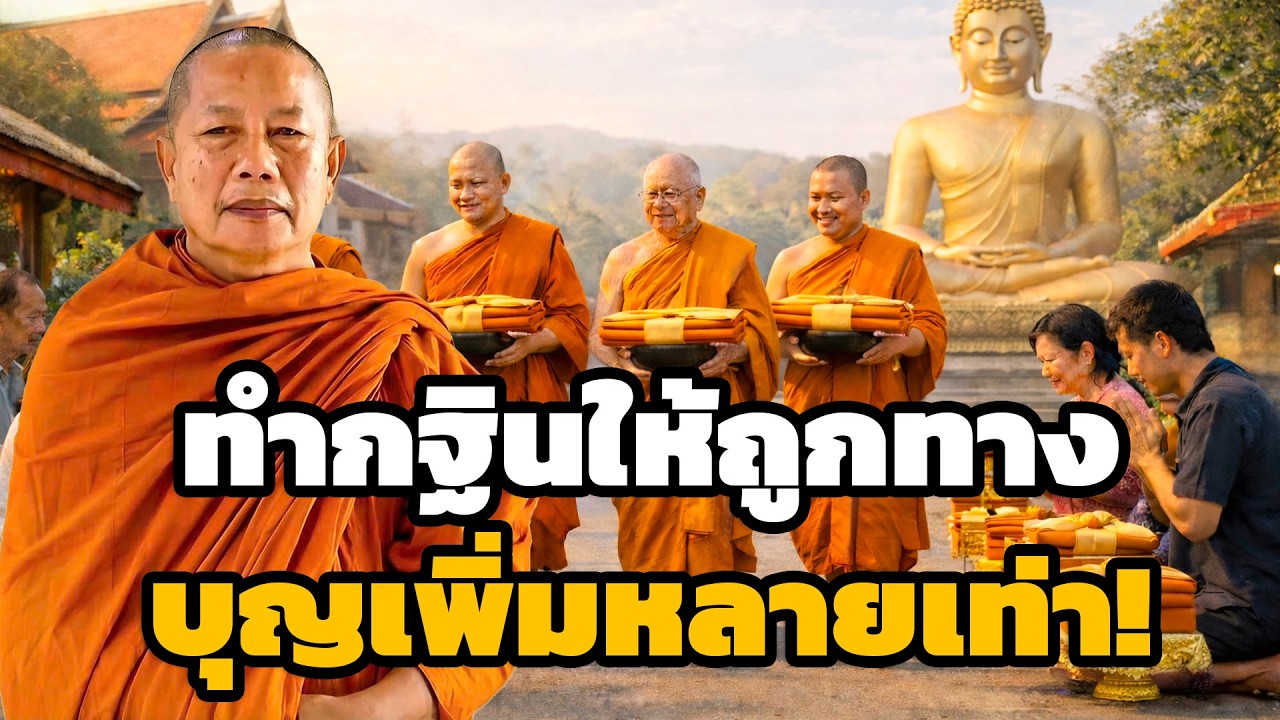 ทำกฐินถูกทางได้อานิสงส์มาก  ธรรมะคลายทุกข์ พระมหาบุญช่วย ปัญญาวชิโร 3