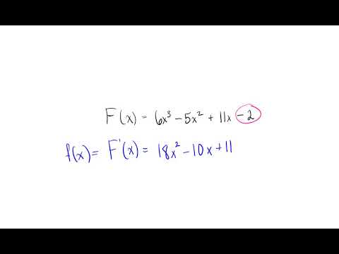 AC - 4.10 - Part I - The Indefinite Integral - 1