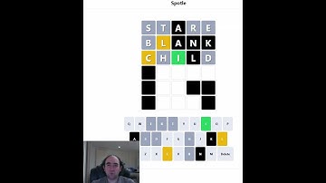 SPOTLE! #Wordle with hidden information- 13 Jan 25 puzzle  #variant #wordgames #speedsolving #puzzle