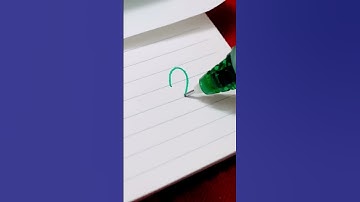 How to write capital Z in English cursive writing #shorts #viral #satisfying #cursivewriting #asmr