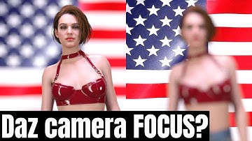 Daz Studio | How to camera focus on Daz Studio?