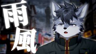 【雑談】でっかい台風で出張がなくなりました【琉峨】#Vtuber #ケモノ系Vtuber #雑談