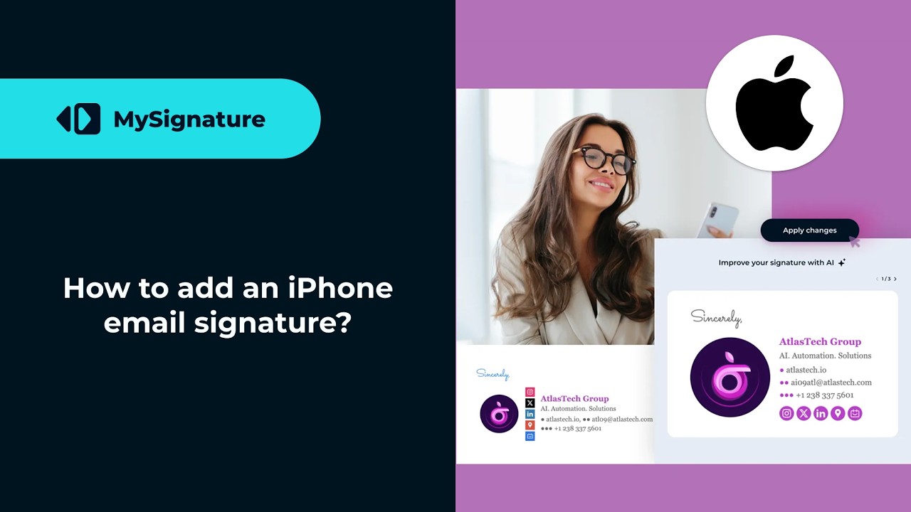 iPhone Email Signature Tutorial 2026 | Quick & Easy Setup - YouTube