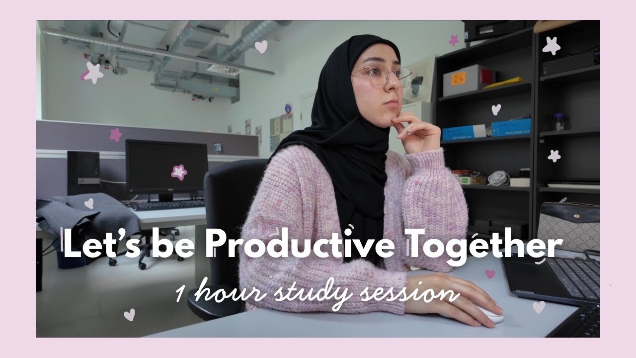 Let's study together for an hour | 1 Hour Study With Me + Silent + No Music