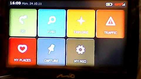 SPIRIT How to work Traffic Information in Dubai Mio Seeker 505T