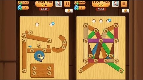 Screw Puzzle: Wood Nut & Bolt - Level 298