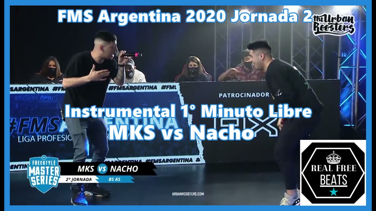 Instrumental MKS vs Nacho / 1° Minuto Libre/ Original Con Cortes / FMS Argentina 2020 Jornada 2