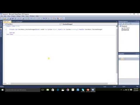 VB.Net Tutorial | How to show password characters