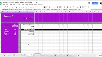 Initial Setup Gradebook for Google Drive Step 1