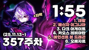 [엘소드 / ELSWORD KR]  매드 패러독스 헤니르의 시공 357주차 1:55 / Mad Paradox Henir Challenge 357th