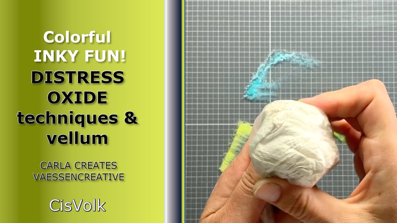 🎨 Colorful Inky Fun — Make a Birthday Card with Distress Oxides & Vellum
