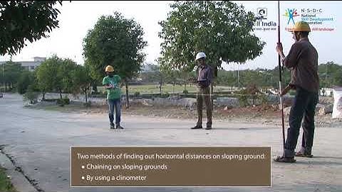 Ways to find Horizontal distance on Sloping Earth