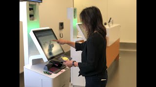 Primary Inspection Kiosks landing at YYC Calgary International Airport (English)