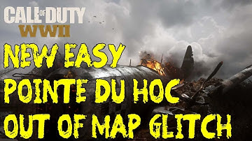 WWII Multiplayer Glitches: New Easy Pointe Du Hoc Out Of Map Glitch 1.06 patch - WW2 Glitches