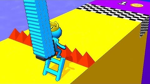 ✅ LADDER RACE - Max levels mobile game ios,Android trailer update gameplay walktrthough #17