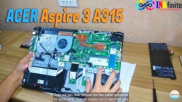Acer Aspire 3 A315 53G Laptop Disassembly and Keyboard Replacement | INKfinite