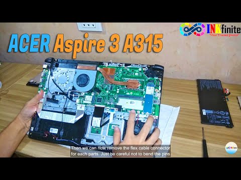 Acer Aspire 3 A315 53G Laptop Disassembly and Keyboard Replacement | INKfinite