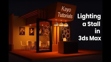 3ds Max Lighting Tutorial: How to Light an Exhibition Stall