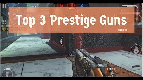 Top 3 Prestige Guns (Tier - 8) Modern Combat 5 PC Gameplay by IPF Gaming.