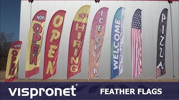 Advertising Feather Flags (Vispronet)