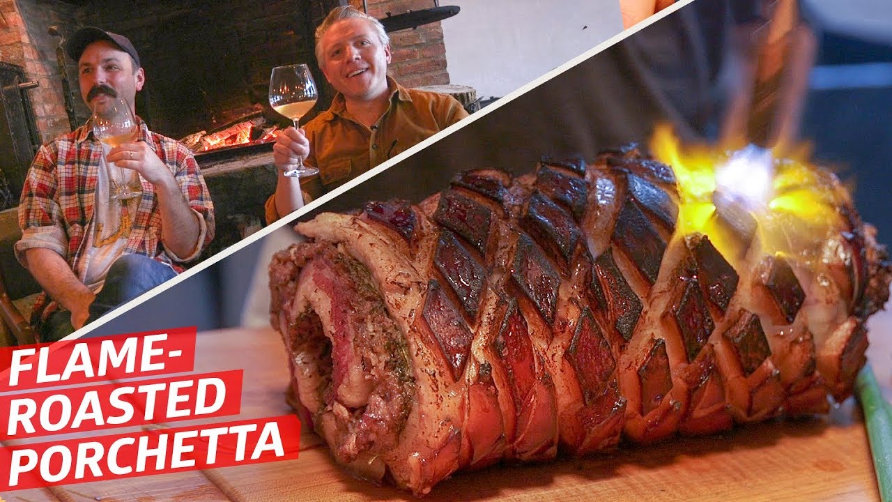 What Does a FireplaceRoasted Porchetta Taste Like? Prime Time