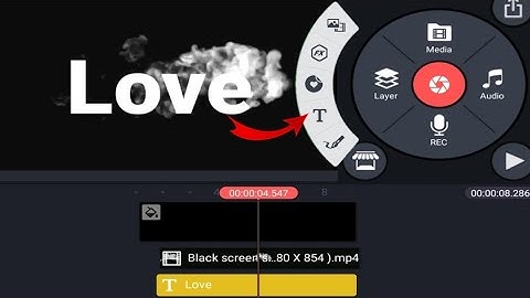 How to Make Particles Text Reveal Animation intro in Kinemaster in Hindi