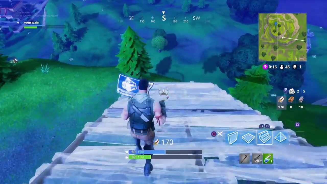 Fortnite Tutorial Part 3 How to build stairs off a cliff YouTube