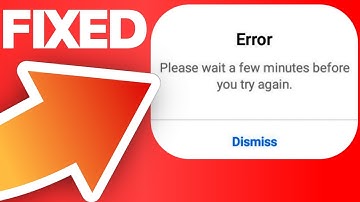 How To Fix Instagram Error Please Wait A Few Minutes Before You Try Again on Android and IOS iPhone
