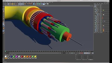 How to Make Optical Fibre Cable in Cinema 4D Tutorials