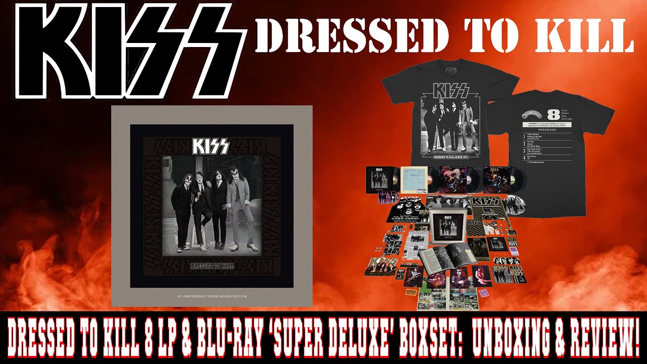 KISS “DRESSED TO KILL” 50th Anniversary Super Deluxe Vinyl Box Set