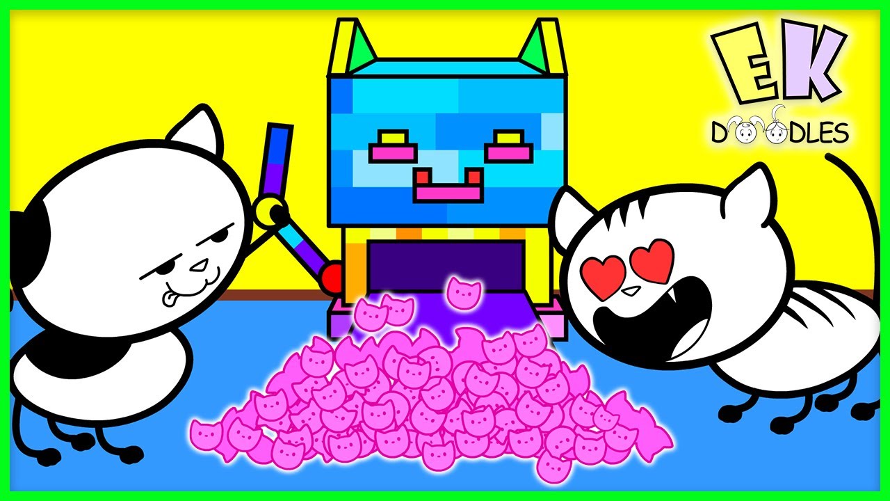 REAL CAT Vs ROBO CAT EK Doodles Build DIY Robot Cat Funny Video real-cat-vs-robo-cat-ek-doodles-build-diy-robot-cat-funny-video