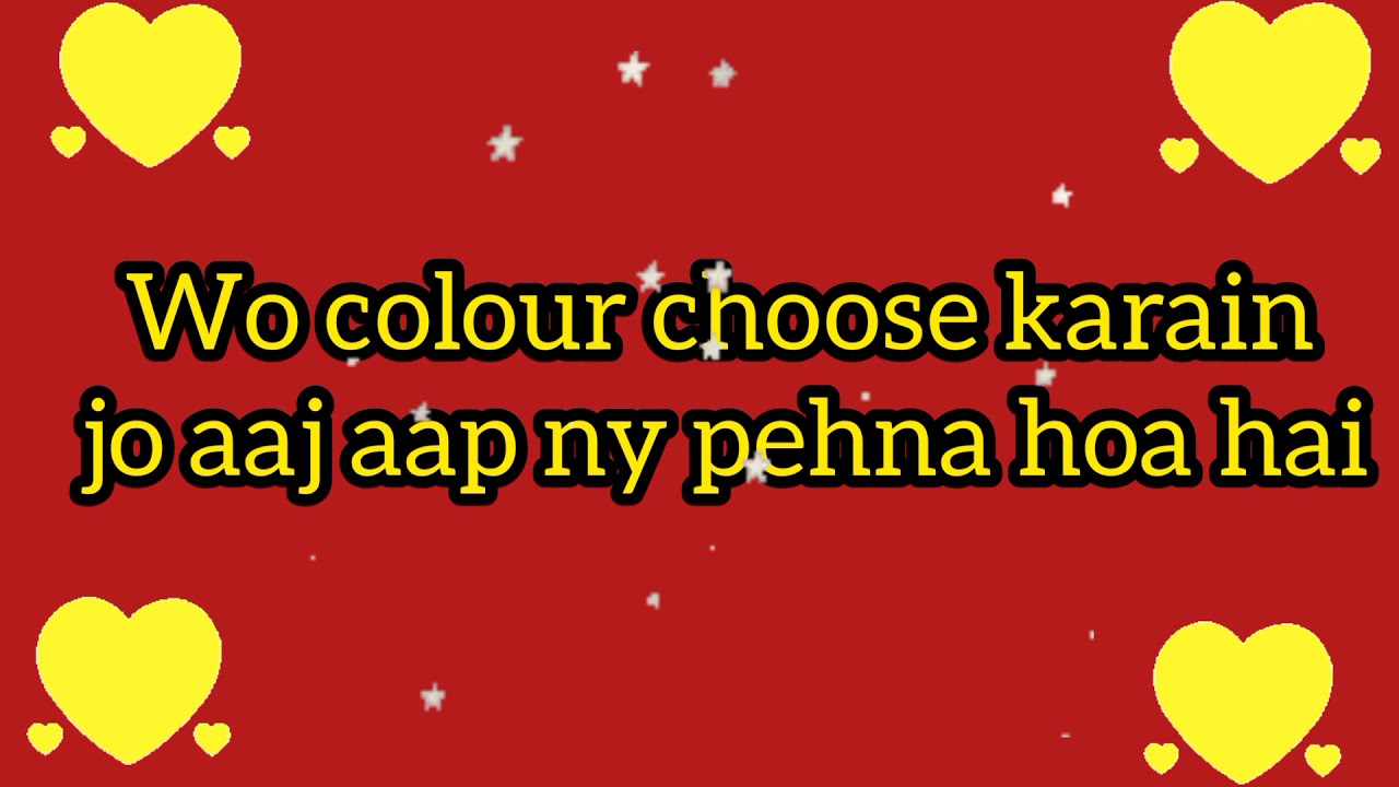aapny kis colour ka dress pehna hay |