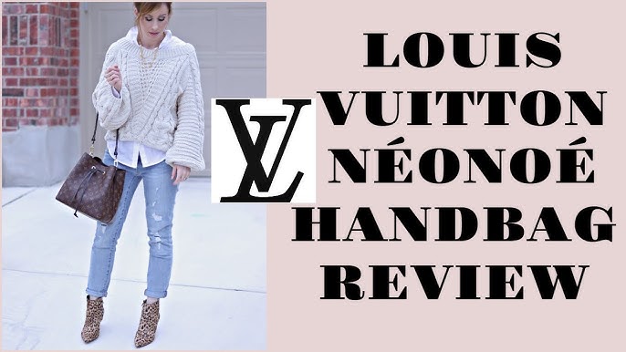 Louis Vuitton Series: Unboxing the NeoNoe 🛍in Damier Ebene w/ Venus  colored Leather Plus Try On 🥰 