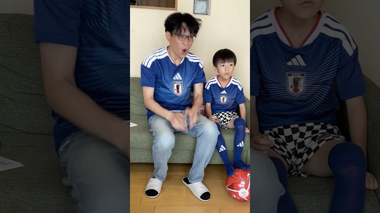 日本対チュニジア応援するゾ #日本代表 #ワールドカップ #シングルファザー