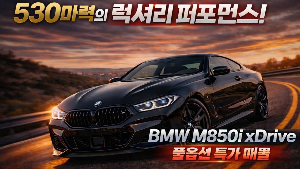 “신차급 컨디션! BMW M850i xDrive 2023｜V8 530마력의 울음소리”