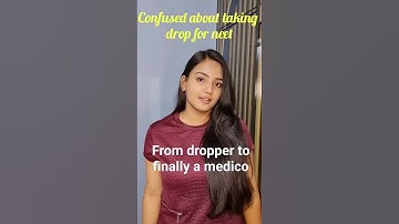 Should i take drop for neet? #neet #neet2023 #success #dream #successmotivation #neetmotivation