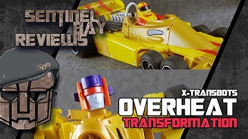X-Transbots Overheat Transformation deutsch (3rd Party Transformers Masterpiece Drag Strip)