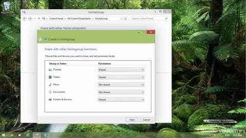 Windows 10   How to create and use a Homegroup