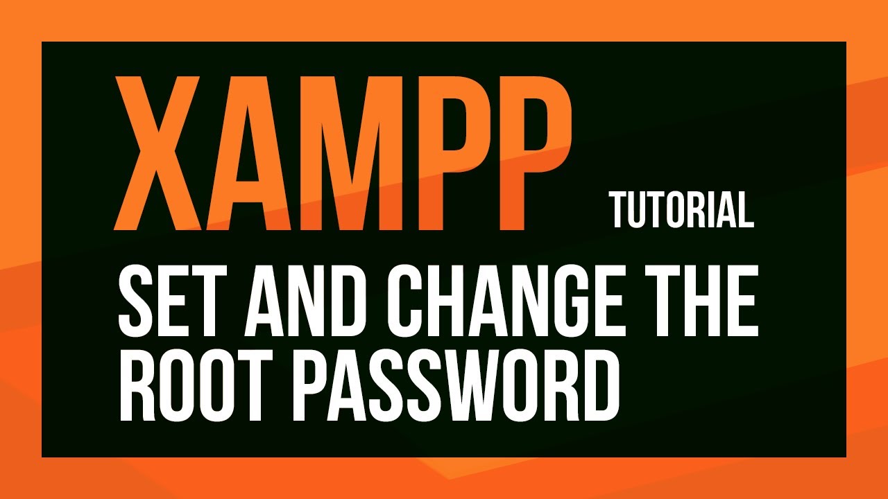 เปลี่ยน password phpmyadmin xampp  Update 2022  Change XAMPP Root Users Password and Update PHPMyAdmin