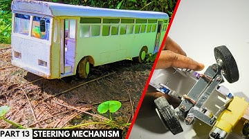 How to make steering mechanism for Ashok leyland rc toy bus