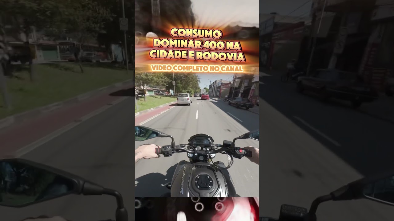 Clique a cima, veja o consumo de combustível da Dominar 400 